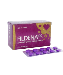 Fildena 100 Mg Purple Sildenafil Tablet