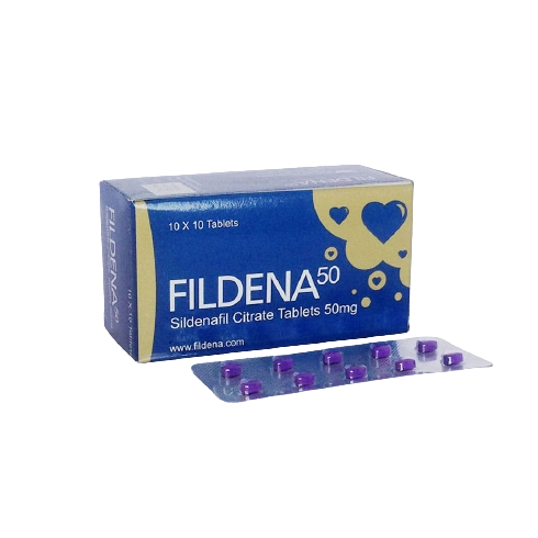 Fildena 50 Mg Sildenafil Tablet