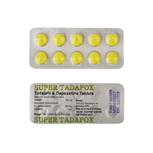 Super Tadapox Tadalafil Dapoxetine Tablet
