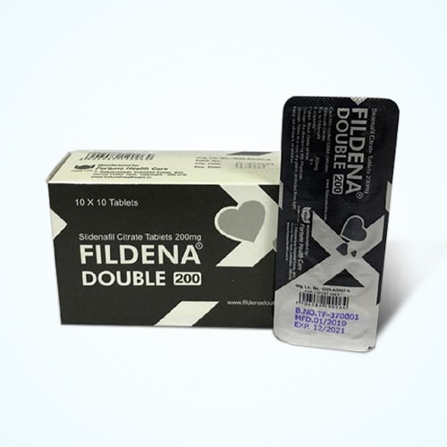 Fildena Double 200 Mg Sildenafil Tablet