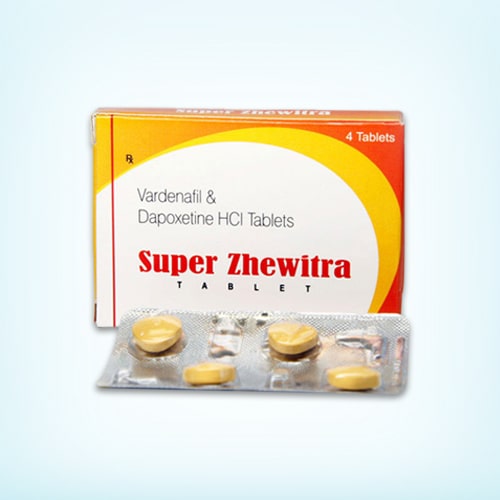 Super Zhewitra Vardenafil Dapoxetine Tablet