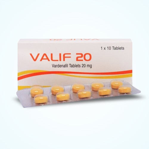 Valif 20 Mg Vardenafil Tablet