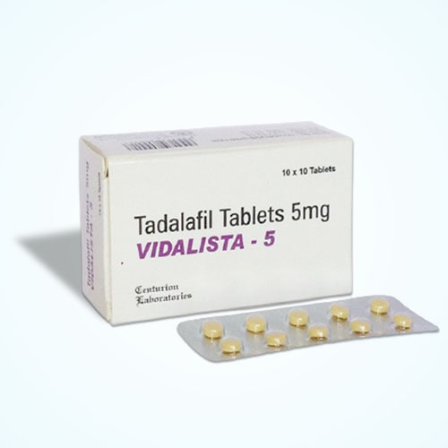 Vidalista 5 Mg Tadalafil Tablet