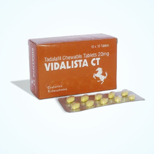 Vidalista CT 20 Mg Chewable Tadalafil Tablet